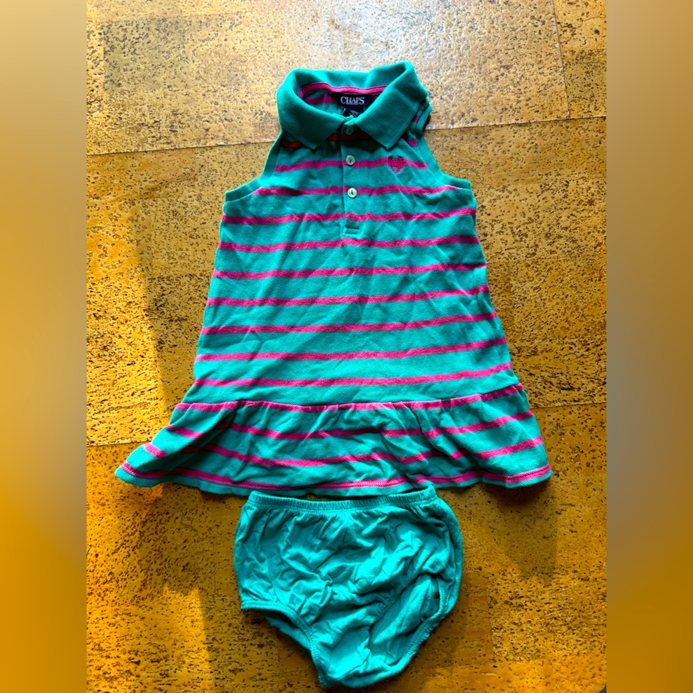 Chaps collared dress with bloomers